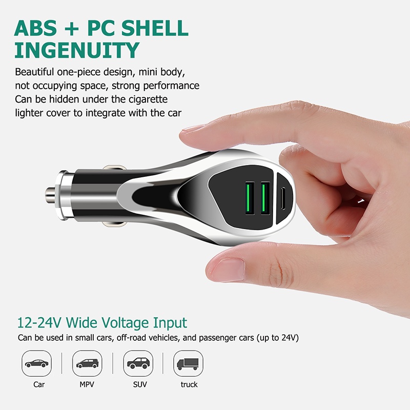 Bộ tẩu sạc đa năng trên xe hơi Wireless MP3 Car Charger  2 cổng USB dùng trong