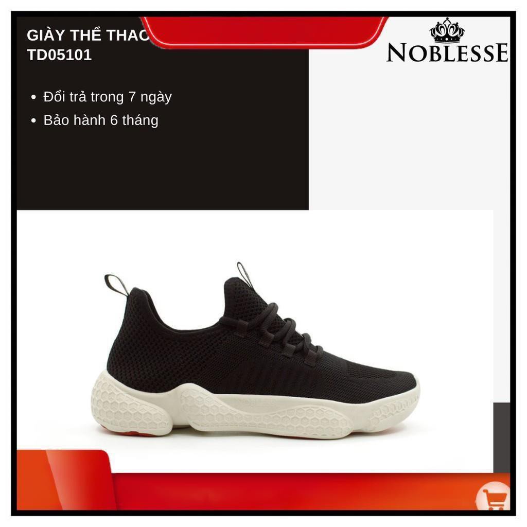GIÀY SNEAKER THỂ THAO NAM MÀU ĐEN HOT TREND CỔ THẤP NOBLESSE TD05101
