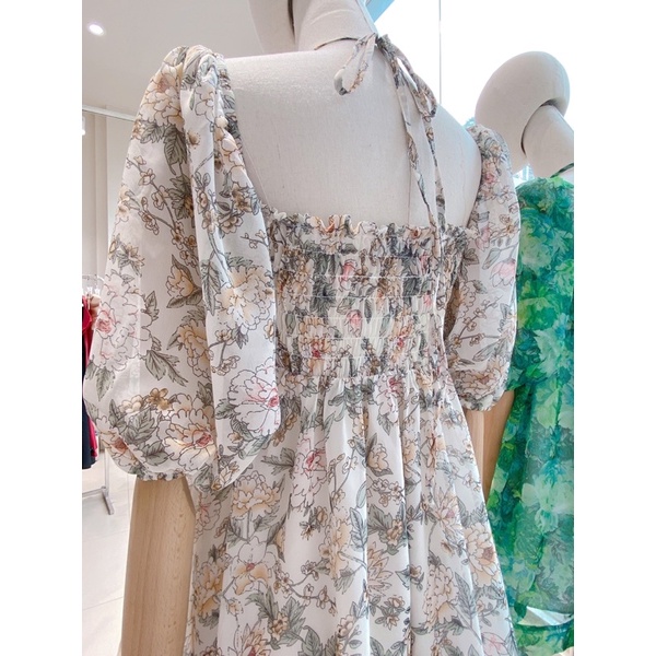 Đầm babydoll tiểu thư siêu xinh tùng xoè MIEU - JJ16