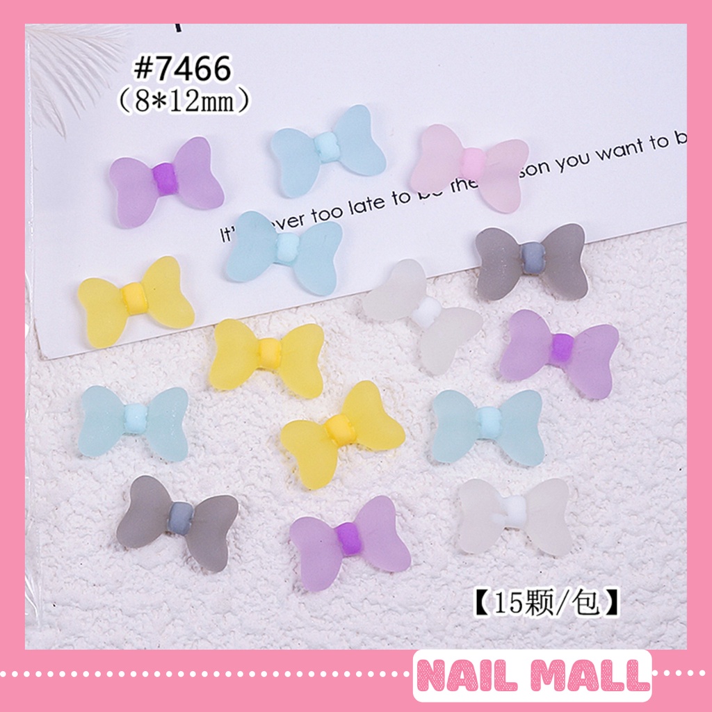 Charm Nail Nơ Set 15 Charm Nơ Phong Cách Hàn Quốc SWY2930