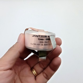 Cuộn cảm 0.27mH CROSS COIL lá đồng của Jantzen-Audio (Đan Mạch), giá bán theo cuộn