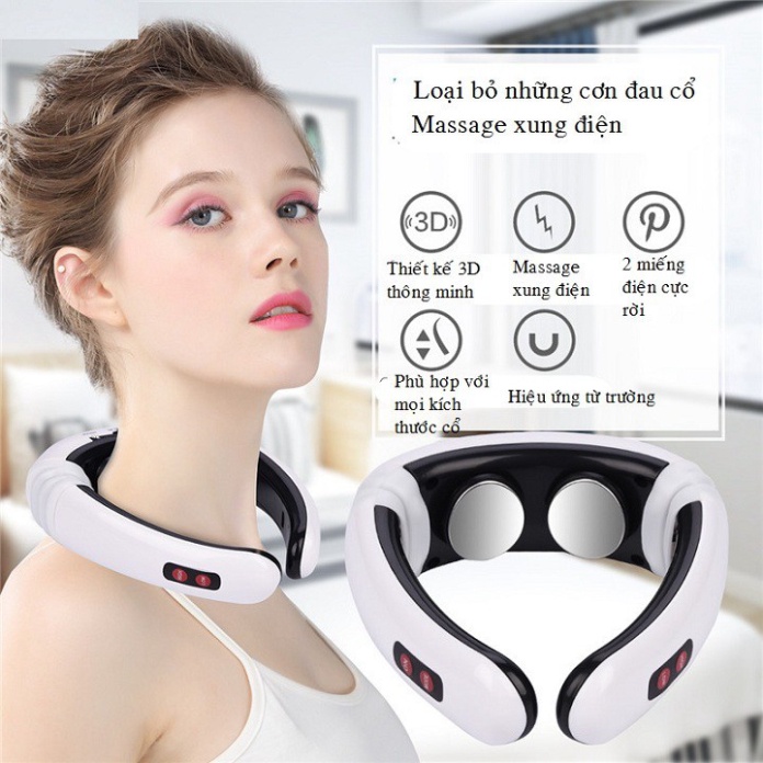 (bán sỉ)Máy mát xa cổ vai gáy chính hãng KL [Hàng Loại 1] (BH 6 tháng)