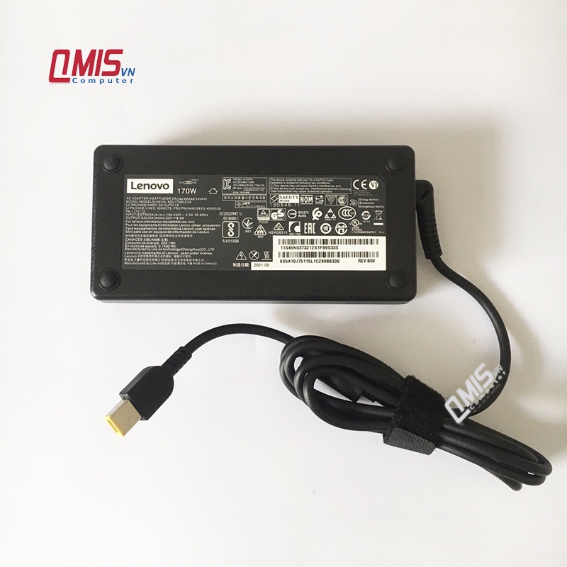 Sạc laptop LENOVO 20V-8.5A 170W (USB Kim) – Lenovo ThinkPad T440, T440P, T450, T540, T540P, T550, W540, W550, X250...