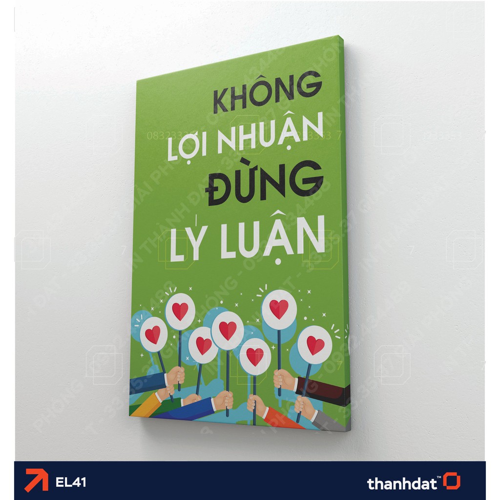 Tranh động lực thiết kế hiện đại thúc đẩy hiệu quả làm việc↗️ - Tặng đinh treo tường 3 chân [EL001]