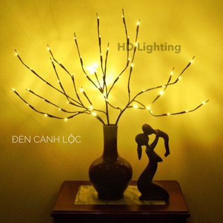 Đèn LED cành lộc cho mùa lễ hội chạy pin rất bền