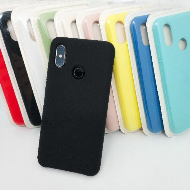 Ốp Silicon lót nhung cao cấp Apple Style cho Xiaomi Mi 6x/ Mi A2/ Mi 8/ Mix 2s/ Mi 8se