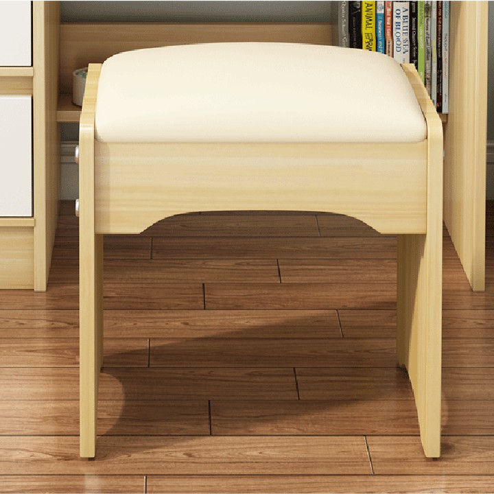 Bộ bàn ghế trang điểm gỗ đẹp , Bàn phấn gương led có ghế decor phòng ngủ DH-BGK2054 | BigBuy360 - bigbuy360.vn