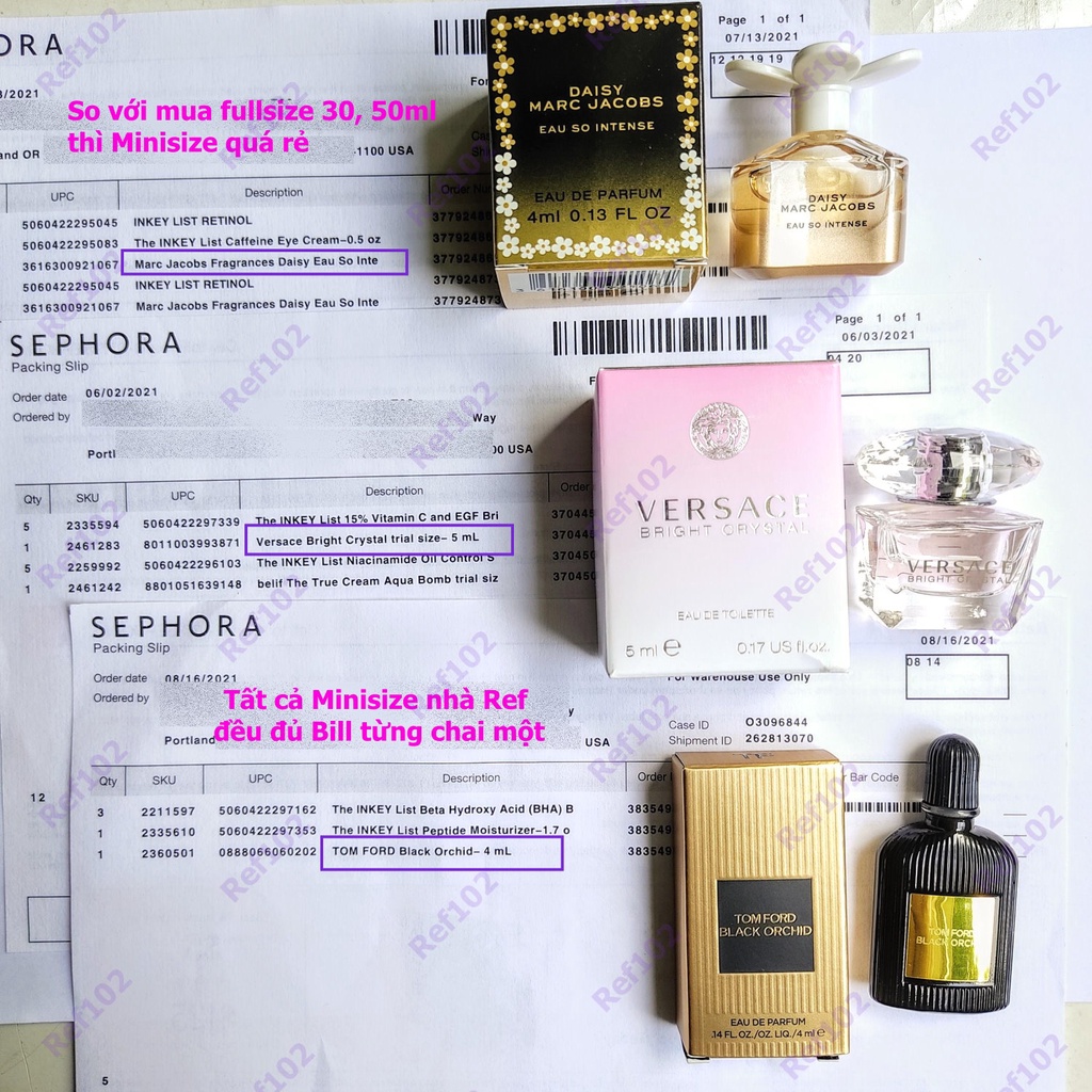 Vial Mini Size Nước hoa mẫu thử Replica Tomford Not A Perfum JoMa - Nhóm hương Signature [Đủ Bill Sep]