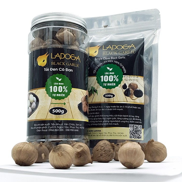 [ SIÊU SALE ] 500g Tỏi đen lên men tự nhiên LADOGA, Tỏi đen cô đơn | BigBuy360 - bigbuy360.vn