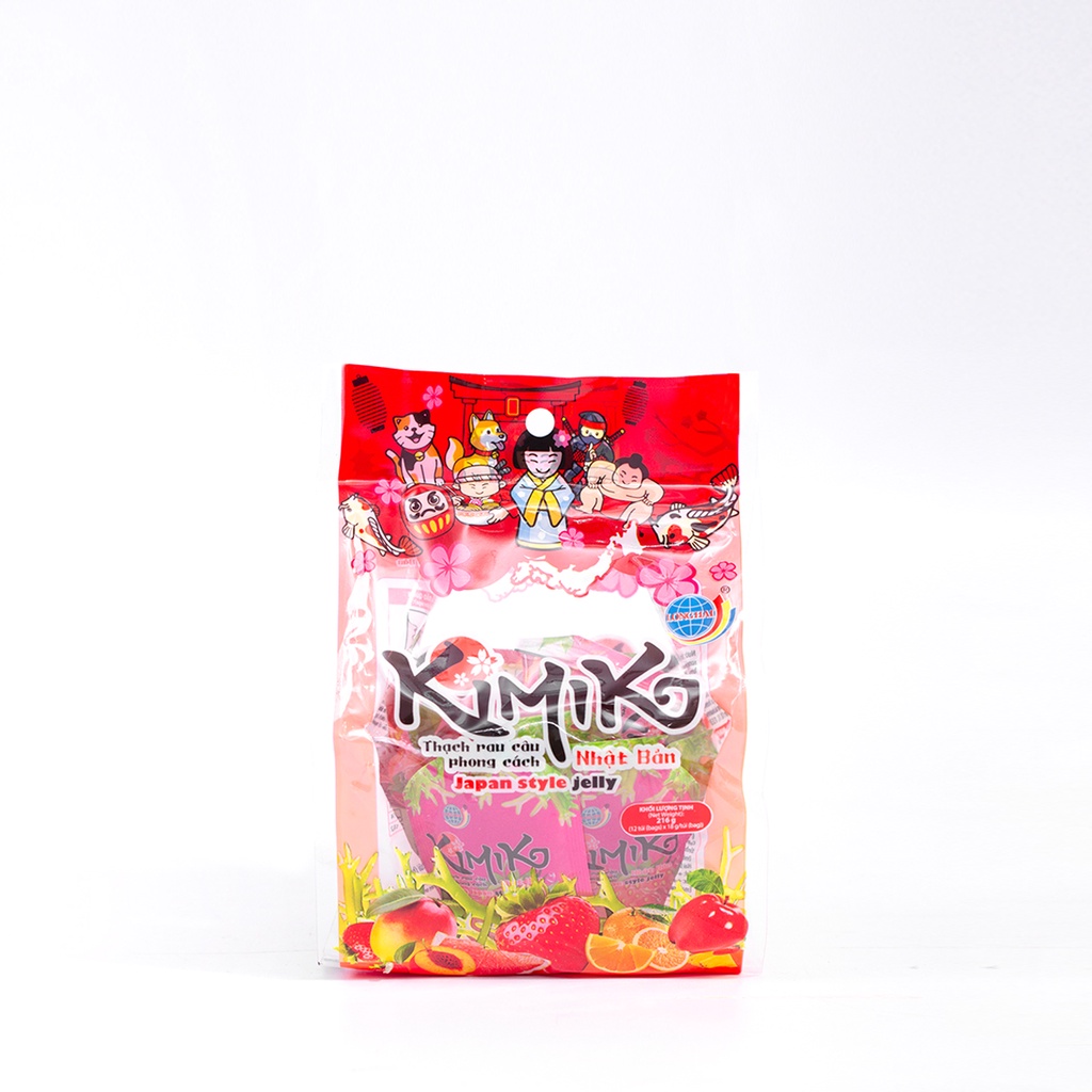 Thạch Rau Câu Long Hải Phong Cách Nhật Bản Kimiko Túi 216 G
