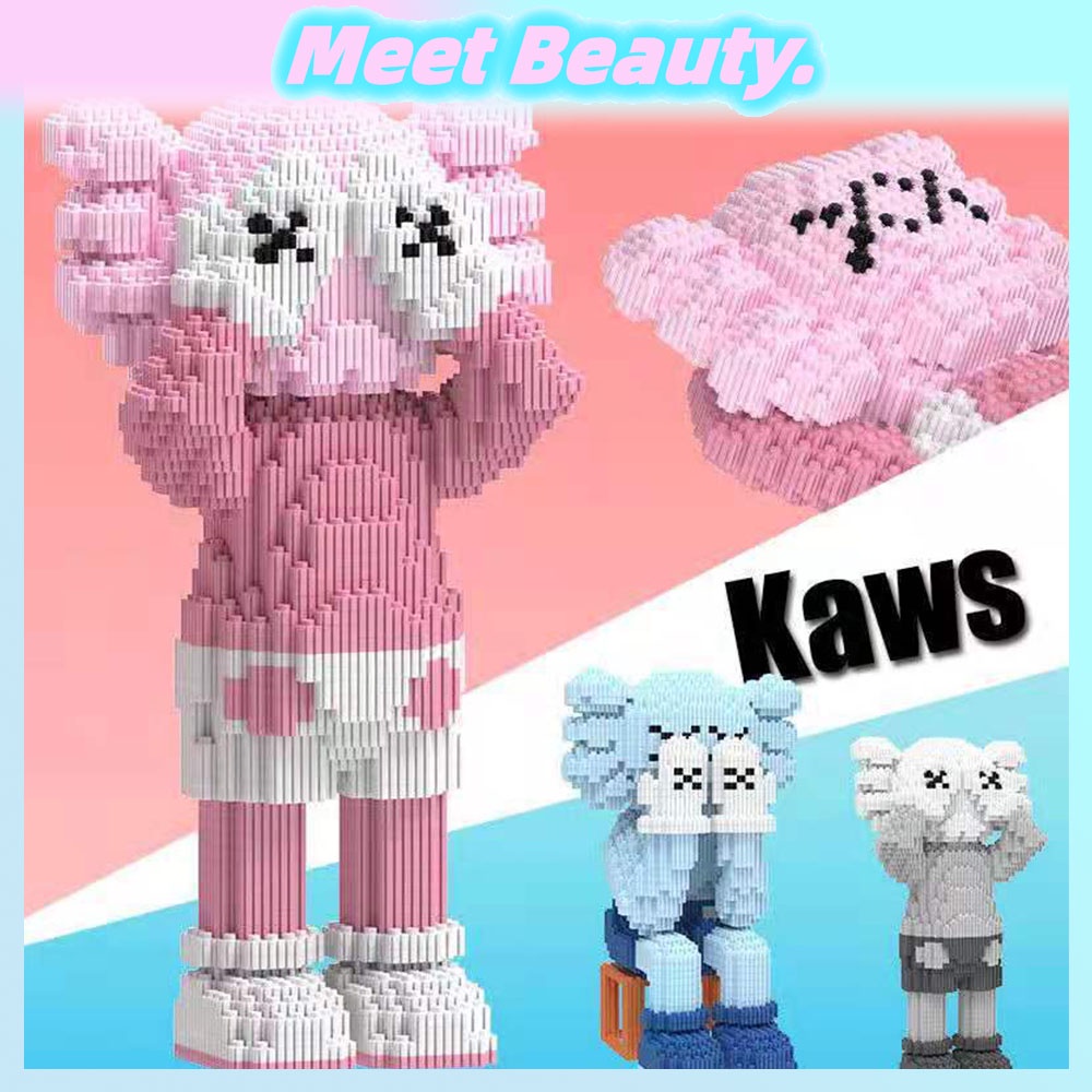 Đồ Chơi Xếp Hình KAWS Mini DIY Kèm Hộp Đựng Tiện Dụng Cho Người Lớn Và Trẻ Em