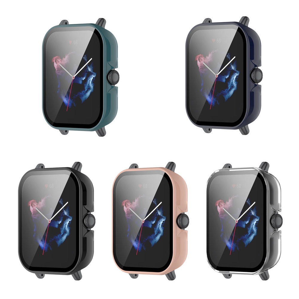Vỏ PC Bảo Vệ Màn Hình Cho Xiaomi Huami Amazfit GTS3 GTS 4 mini Bip 3 Pro