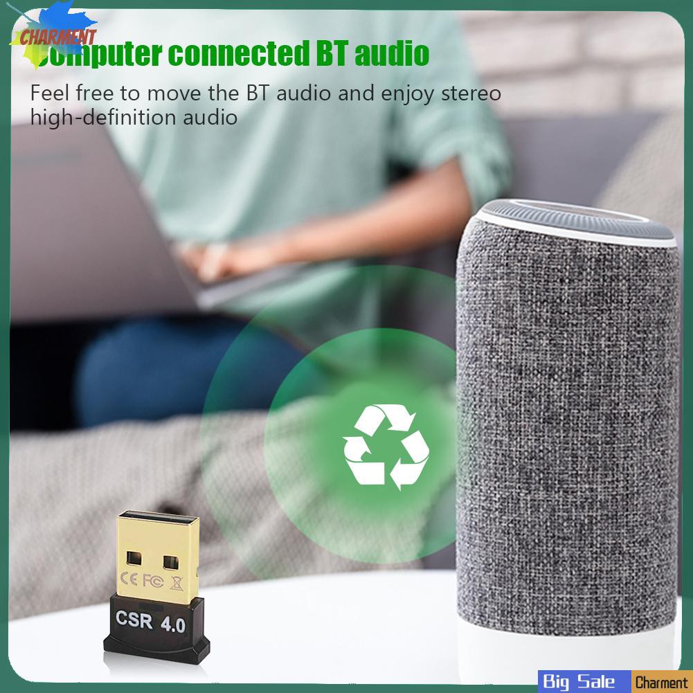 Usb Bluetooth 4.0 Dongle Csr 4.0 Cho Máy Tính