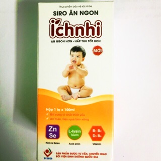 Siro Ăn Ngon Ích Nhi (ăn ngon hơn-hấp thu tốt hơn) 100 ml