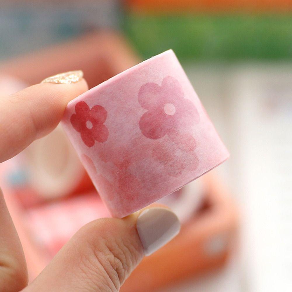PINEVN Set 12 Cuộn Băng Keo Washi Hình Lá Bầu Trời Dễ Thương Trang Trí Sổ Tay DIY