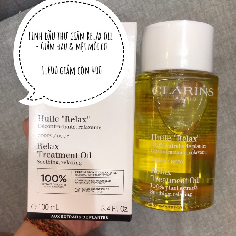 SALE dòng dưỡng body CLARINS ( Oil, Bust, Tẩy da chết,..