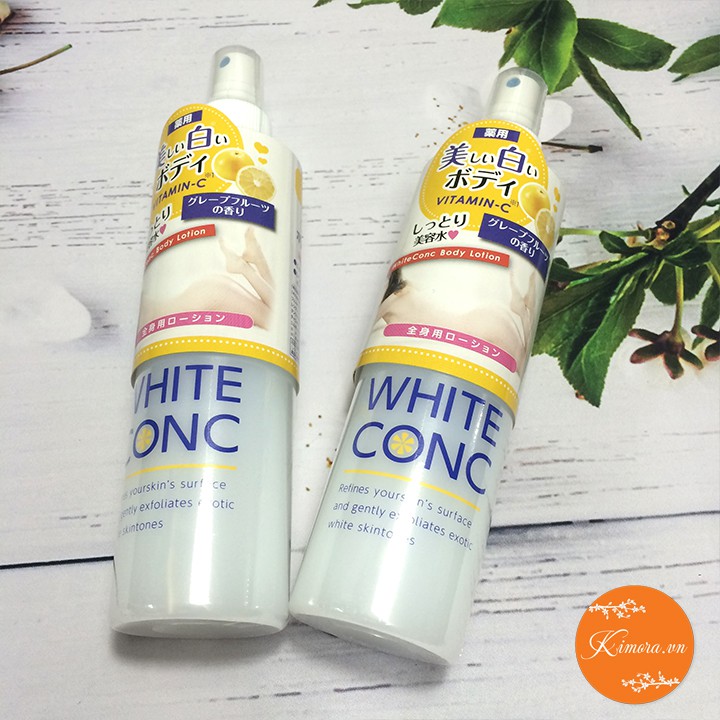 ♥♦ Lotion Xịt Dưỡng Trắng Da White Conc Vitamin C ♦♥