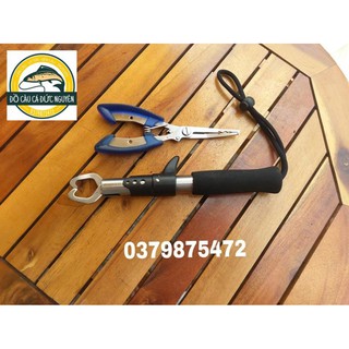Combo kìm kẹp cá và kéo gỡ cá