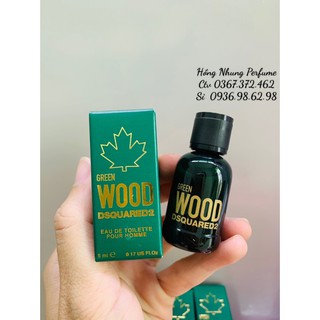 Nước hoa mini nam Dsquared2 Wood Green EDT 5ml
