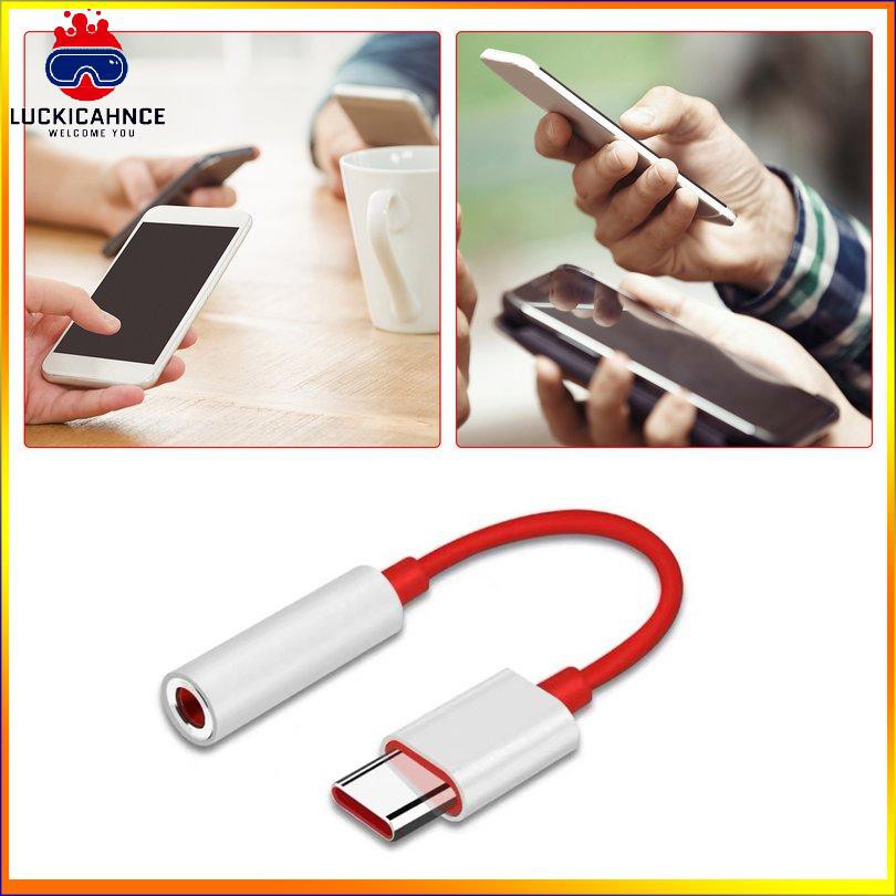 【6/6】Type C To 3.5mm Audio Headphone Cable Adapter For Oneplus Converter Cable