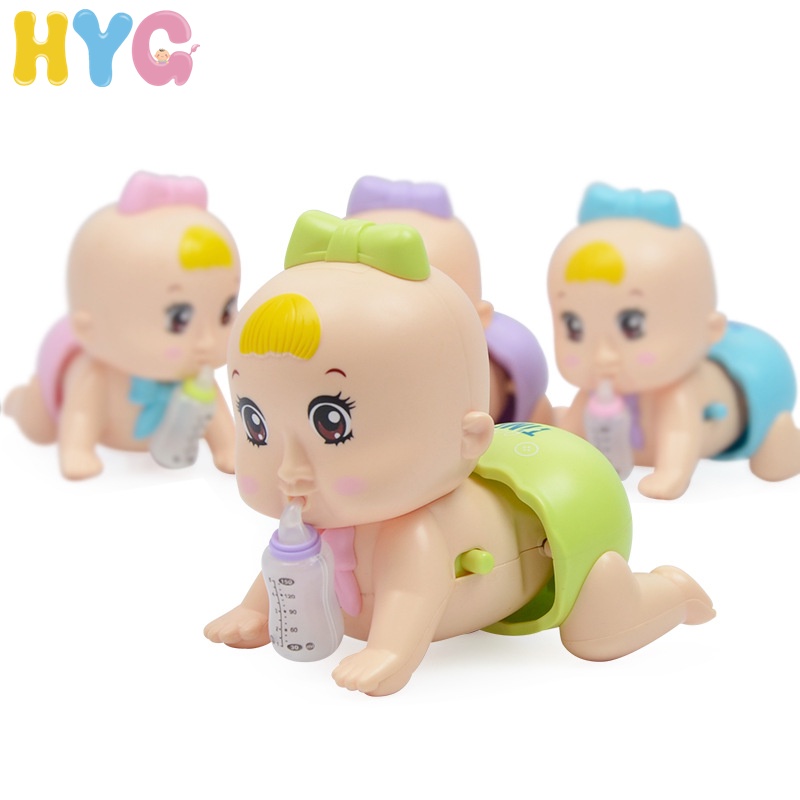 Đồ chơi búp bê em bé bò HYG TOYS có nhạc cho các bé
