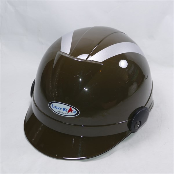Nón bảo hiểm nửa đầu có lớp mút lớp xốp dày an toàn khi đội mũ bảo hiểm đẹp dành cho nam