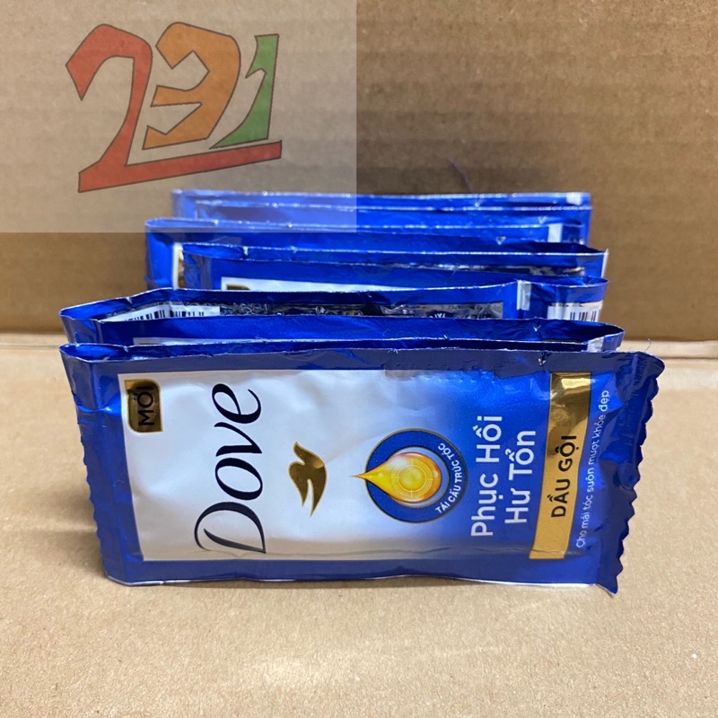 Dây Dầu Gội Đầu Dove Phục Hồi Tóc Hư Tổn
