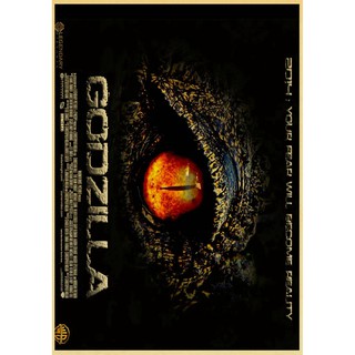Áp phích phim Godzilla kiểu cổ điển