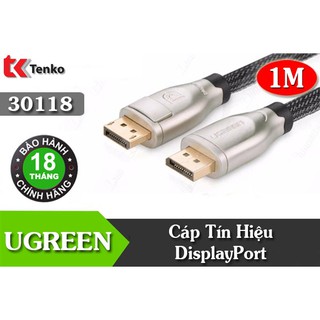 Cáp DisplayPort 1m Chuẩn 1.2 Ugreen 30118
