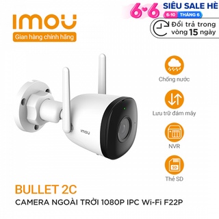 DAHUA CAMERA IPC WIFI IMOU F22P - NGOÀI TRỜI FULL HD 1080P -Tầm nhìn ban đêm-Angten đôi và MIMO - Chống nước IP67