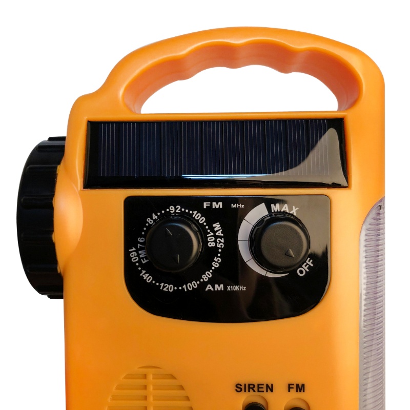 Radio AM / FM Sử Dụng Năng Lượng Mặt Trời Có Đèn LED
