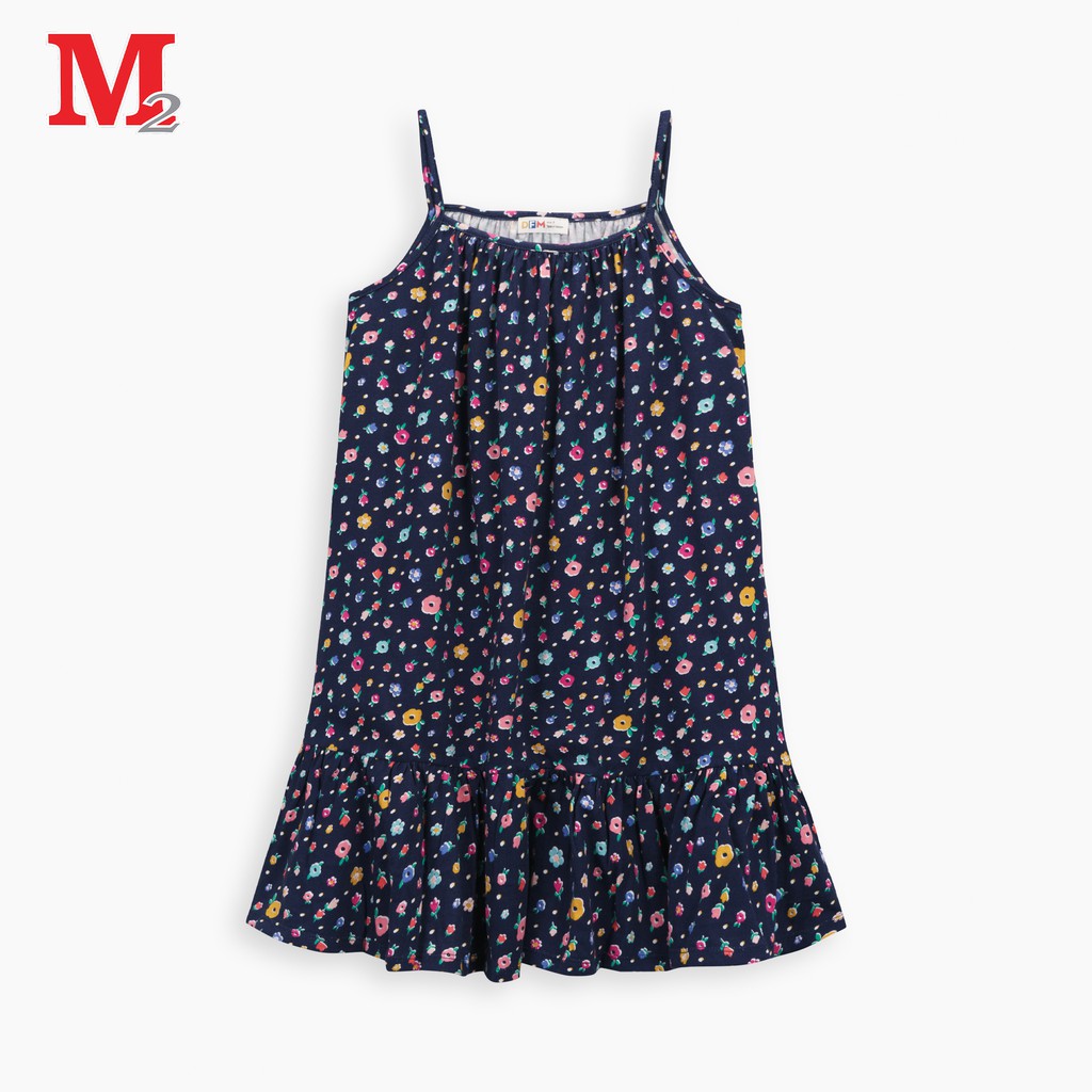 [Mã BMBAU50 giảm 7% đơn 99K] Váy bé gái mùa hè hai dây họa tiết hoa nhí DFM0124 Thời trang M2
