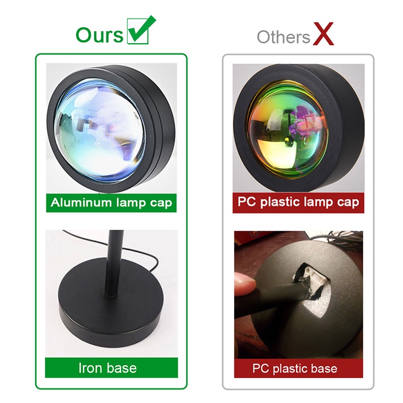 Tuya Đèn Hoàng Hôn Bluetooth 16 Màu Máy Chiếu Đèn Ngủ Led Rgb Tuya Smart App Điều Khiển Từ Xa Trang Trí Phòng Ngủ Quà Tặng Chụp Ảnh