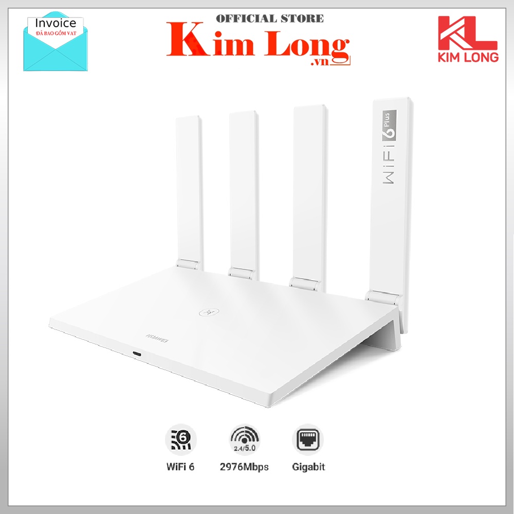 Bộ phát Router Wifi HUAWEI WS7100 AX3 Standard 128mb+128mb 3000mbps Open Market