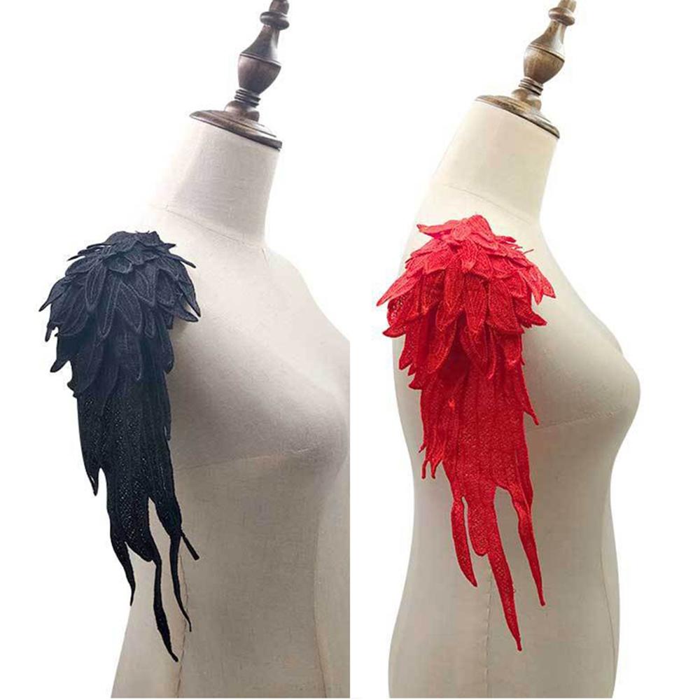 Miếng Vải Ren Màu Đen May Quần Áo Trang Trí Đám Cưới DIY