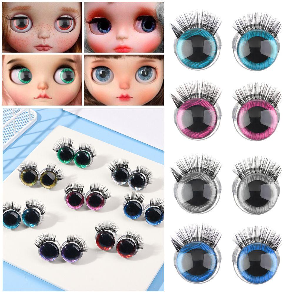 LUOL Mắt Giả Bằng Lông Nhung Dùng Làm Búp Bê DIY