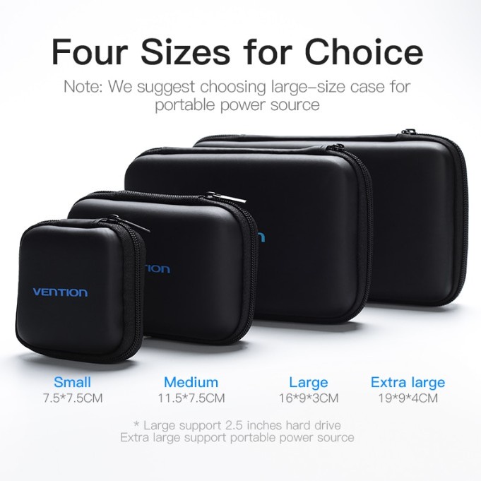 VENTION Túi đựng tai nghe HDD chất lượng cao | BigBuy360 - bigbuy360.vn