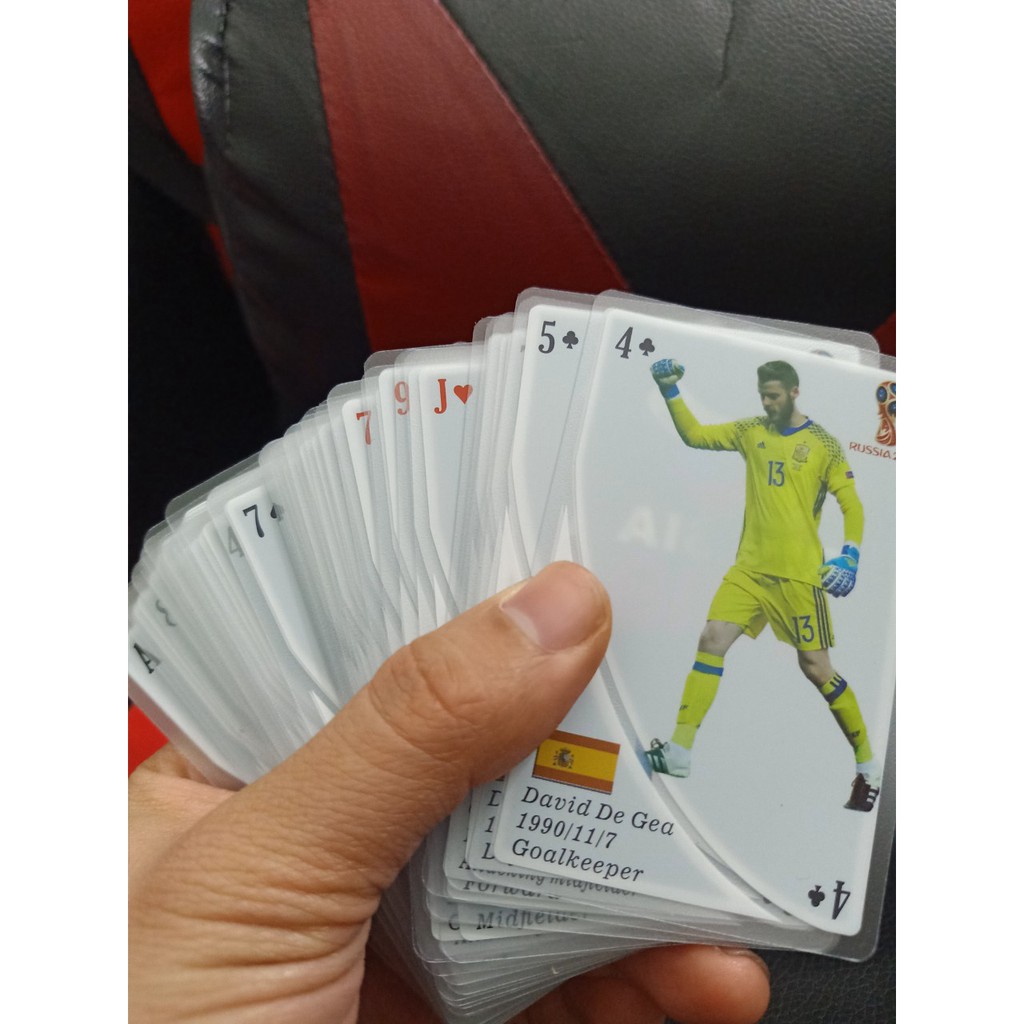 BỘ 52 THẺ BÓNG ĐÁ CÁC NHÂN VẬT NỔI TIẾNG POCA MATCH ATTAX RUSSIA 2018