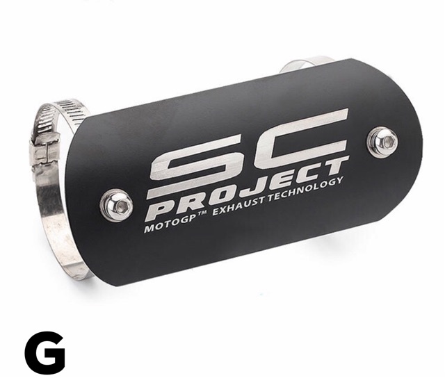 Ốp che cổ pô Akrapovic và SC chất liệu Inox