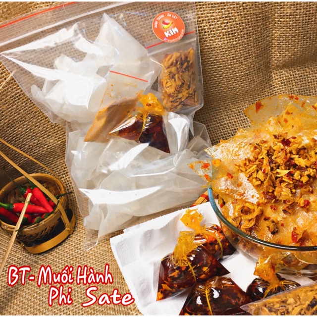 Bánh Tráng Muối Hành Phi Sate