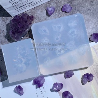 Kính pha lê pha lê pha lê pha lê Silicone khuôn Epoxy ins phong cách trang trí tự làm thủ công