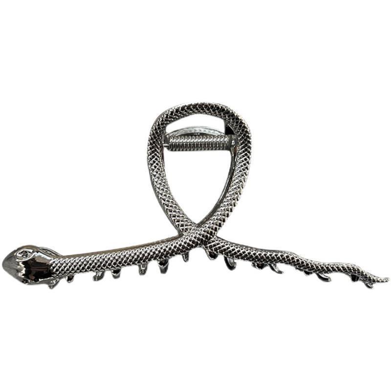 Kẹp Tóc Kim Loại Hình Con Rắn Cỡ Lớn