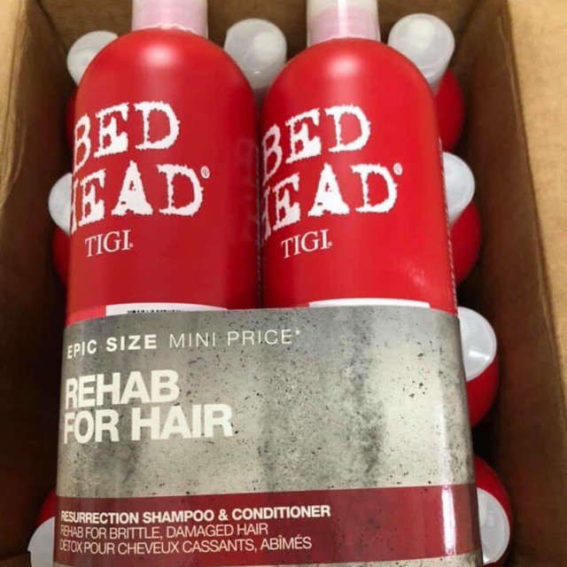 Combo dầu gội và xả Tigi Bed Head