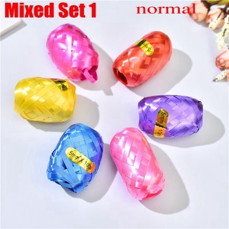 Set 6 cuộn dây ruy băng 10m dùng trang trí tiệc cưới/sinh nhật