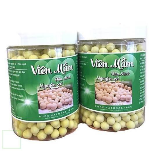 1 kg Viên mầm đậu nành nguyên xơ nhà làm giá rẻ