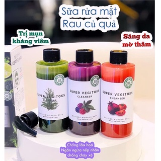 SỮA RỬA MẶT THẢI ĐỘC SUPER VEGITOKS 300ml