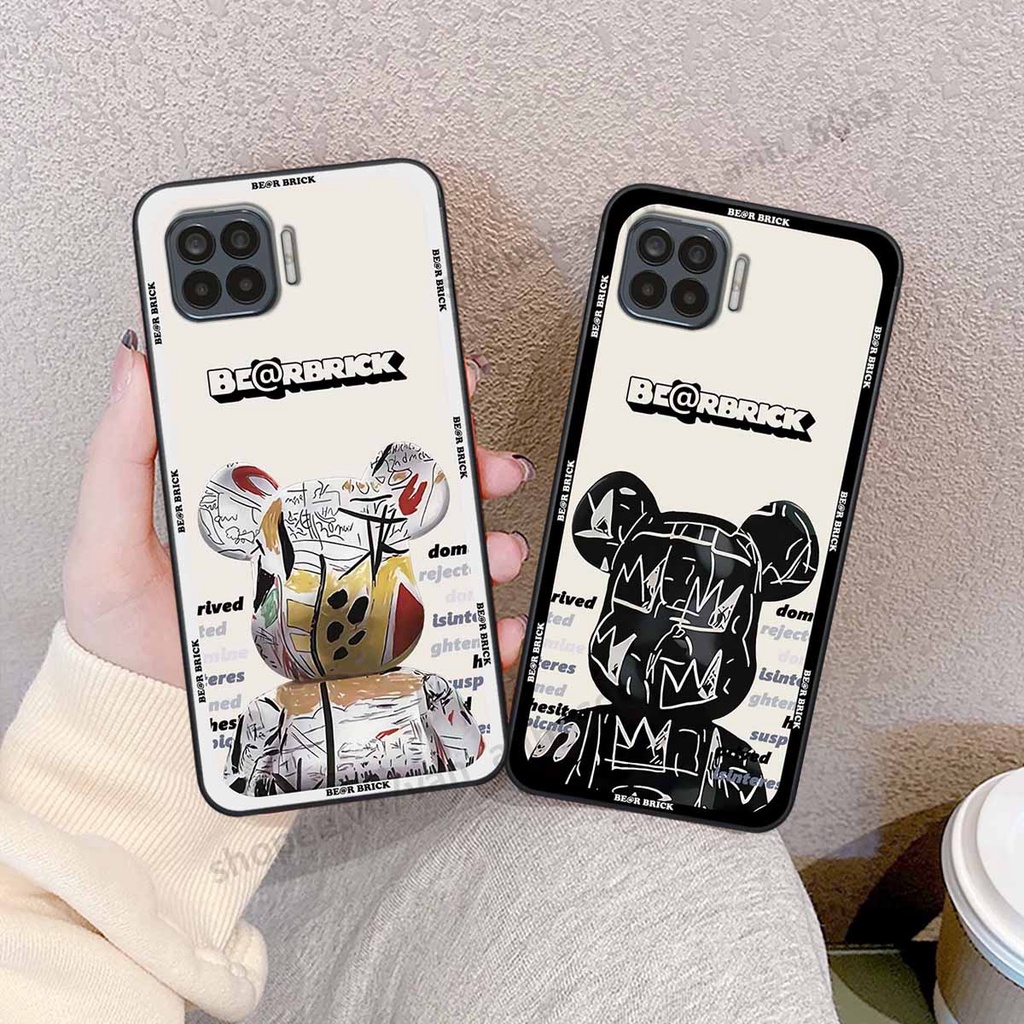 Ốp Oppo A73 / A93 be@r brick mars thời trang, ốp lưng điện thoại viền dẻo siêu chất