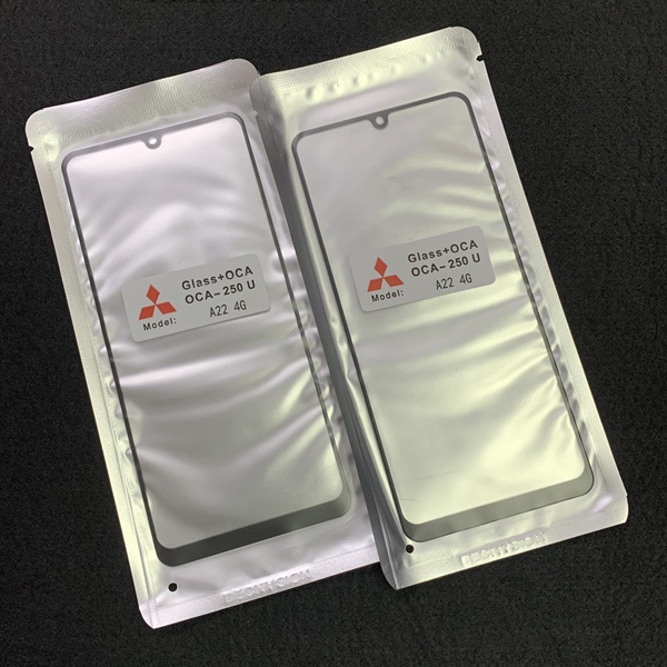 Kính liền keo Samsung A22 4G ĐEN