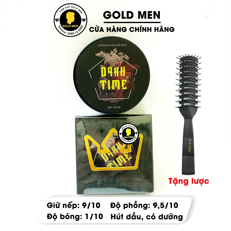 Sáp Vuốt Tóc Dark Time 56g + Tặng lược