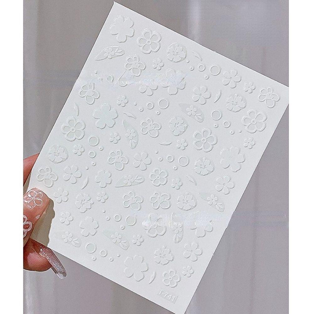 Miếng Dán Trang Trí Móng Tay Hình Hoa Anh Đào Xinh Xắn